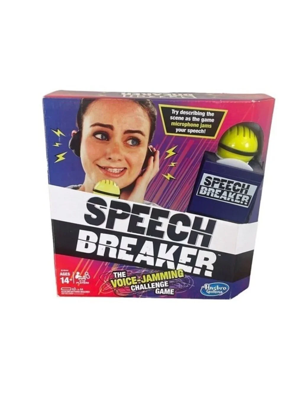 SPEECH BREAKER Voice Jamming CHALLENGE GAME 4-10 Players Age 14+ ~ Open Box
